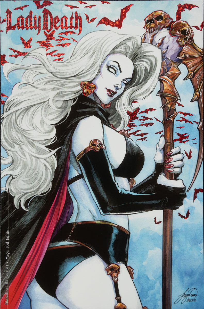 LADY　DEATH　アメコミ　トレカ Lady Death: Diabolical Harvest- Mega Foil Edition – Siya Oum Shop