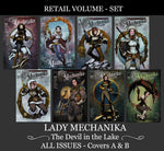 LADY MECHANIKA: The Devil in the Lake - ISSUE #1 - 4 RETAIL EDITION - VARIANT SET A and B