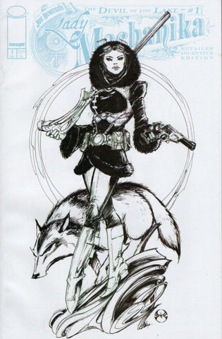 LADY MECHANIKA: The Devil in the Lake - ISSUE #1 RETAIL INCENTIVE EDITION - COVER C