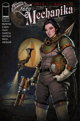 LADY MECHANIKA: The Devil in the Lake - ISSUE #3 RETAIL EDITION - COVER B